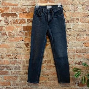 Everlane cheeky jean washed black